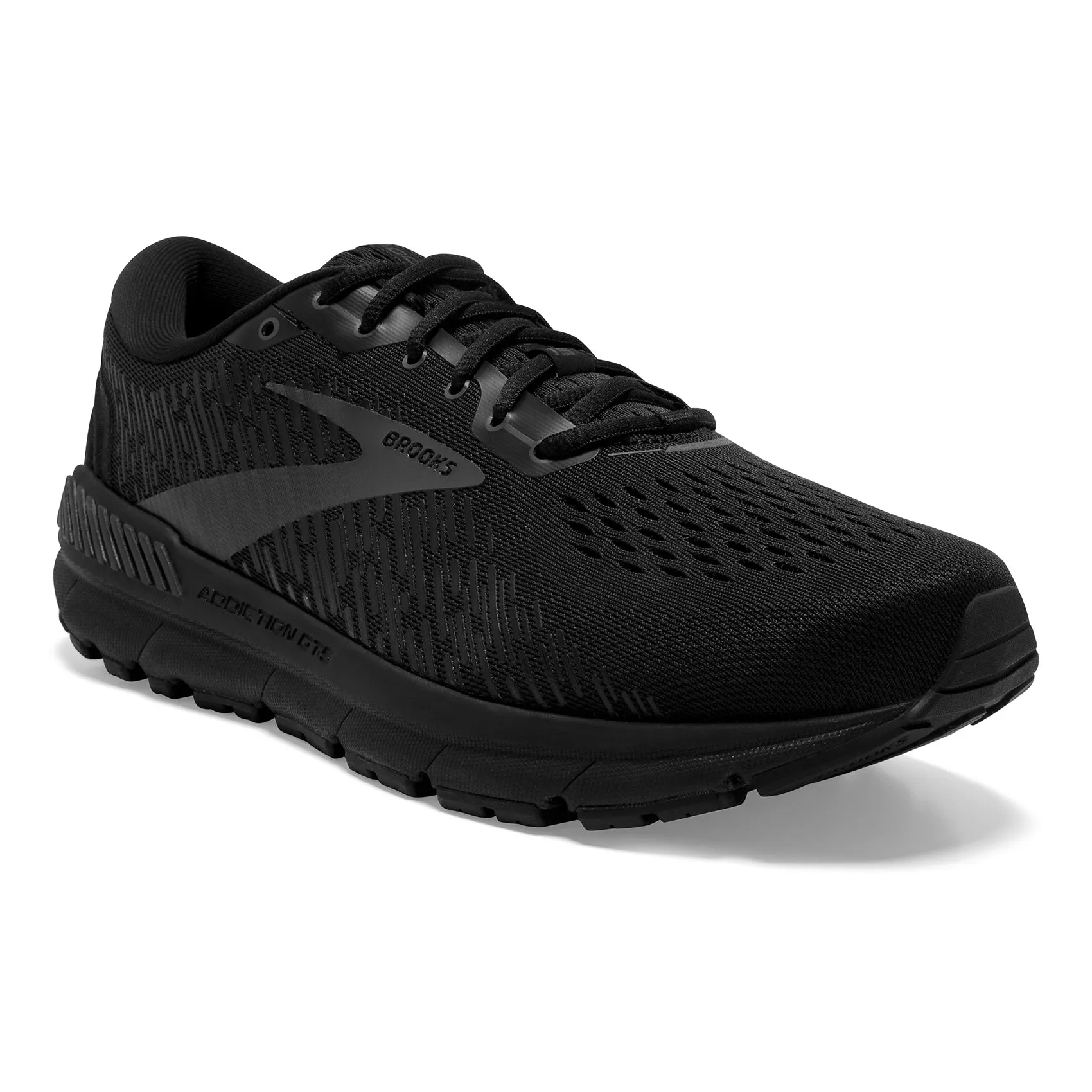 Men's Addiction GTS 15 Running Shoe - Black/Black/Ebony - Regular (D)