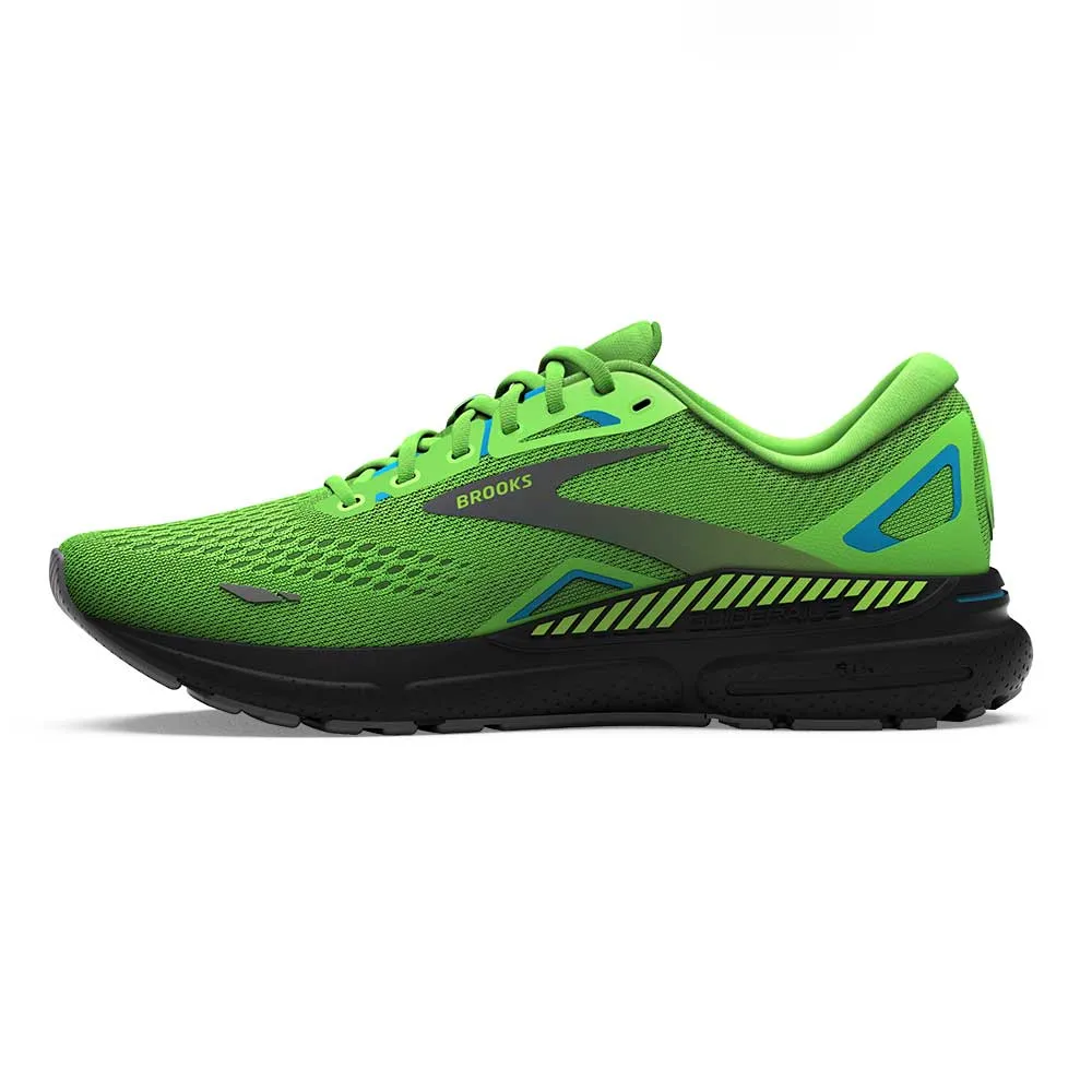 Men's Adrenaline GTS 23 Running Shoe - Green Gecko/Grey/Atomic Blue - Regular (D)