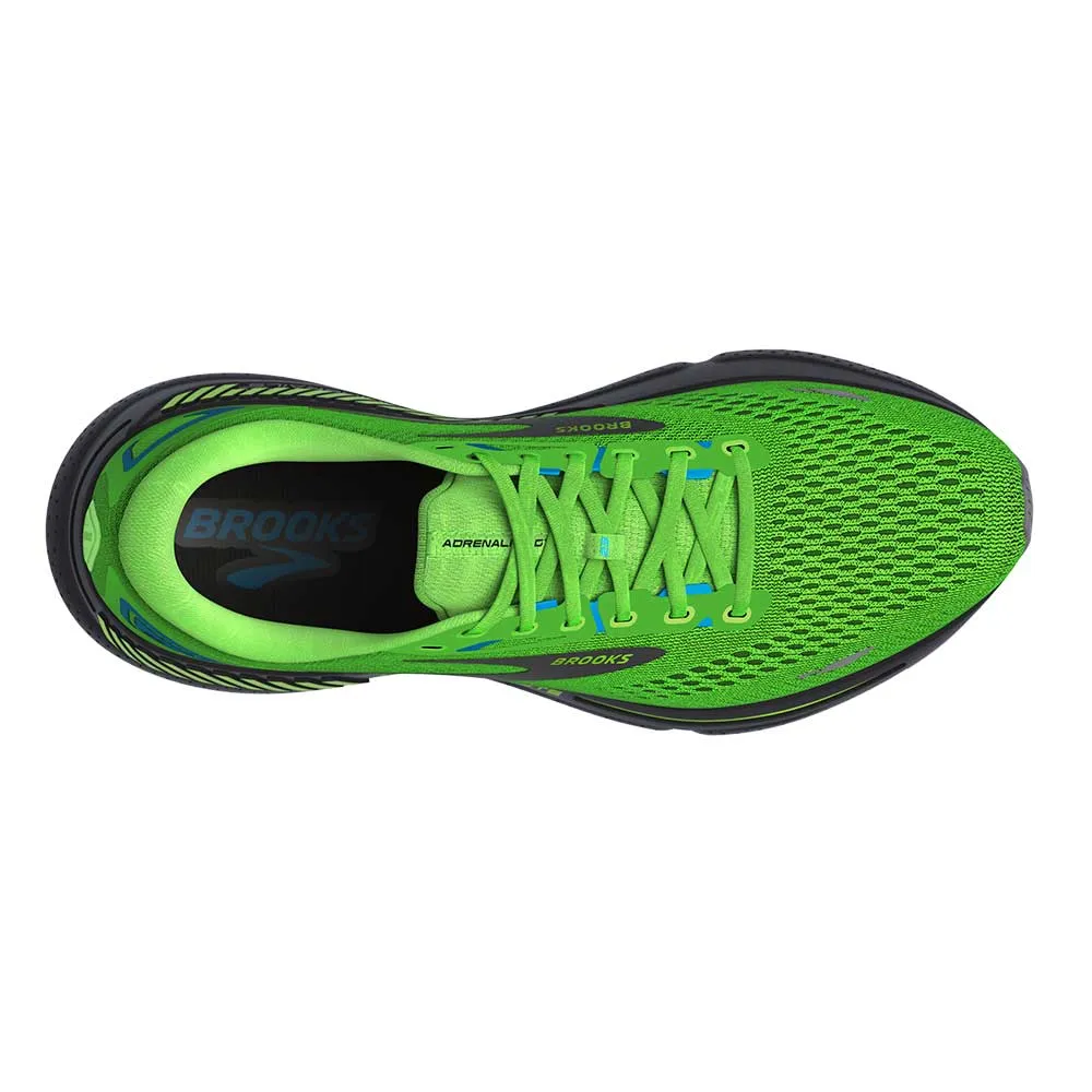 Men's Adrenaline GTS 23 Running Shoe - Green Gecko/Grey/Atomic Blue - Regular (D)