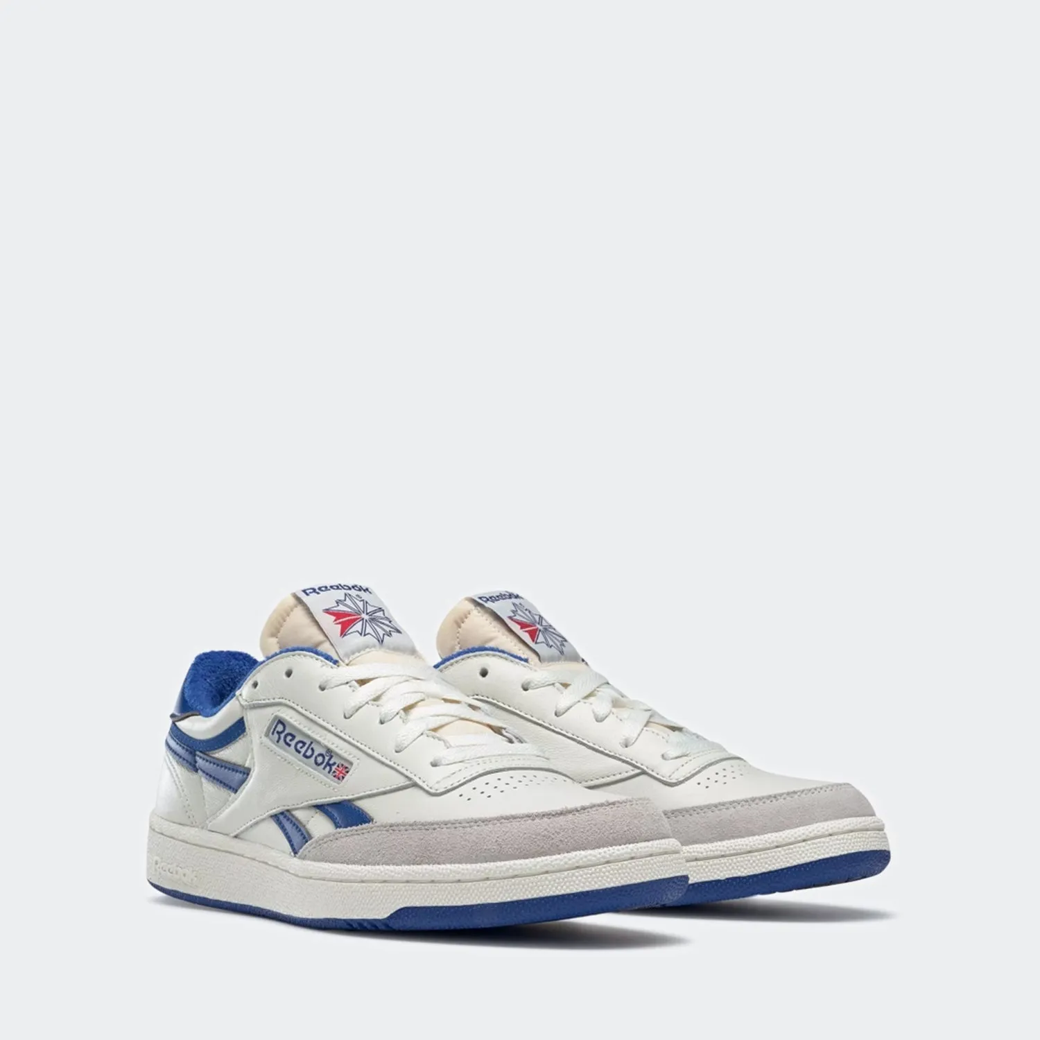 Men's Reebok Club C Revenge Vintage Shoes Chalk Collegiate Royal Blue