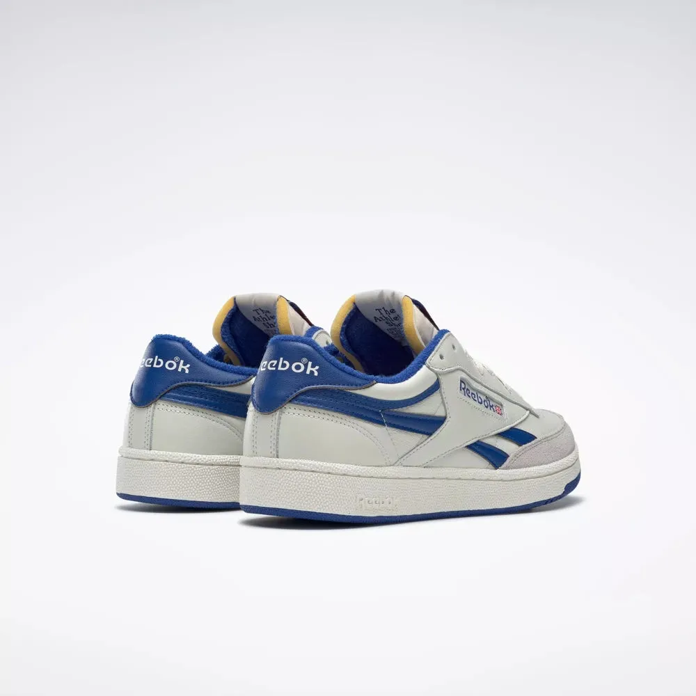 Men's Reebok Club C Revenge Vintage Shoes Chalk Collegiate Royal Blue