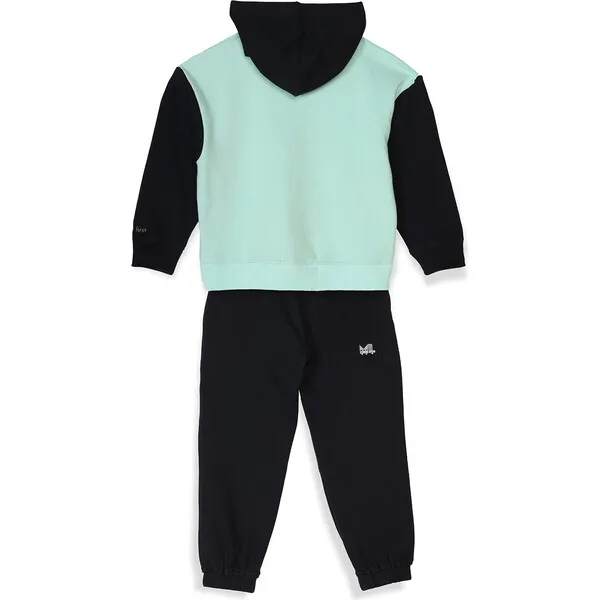 Miko Lolo Planet First Earth Lover Joggers Set, Blue And Black