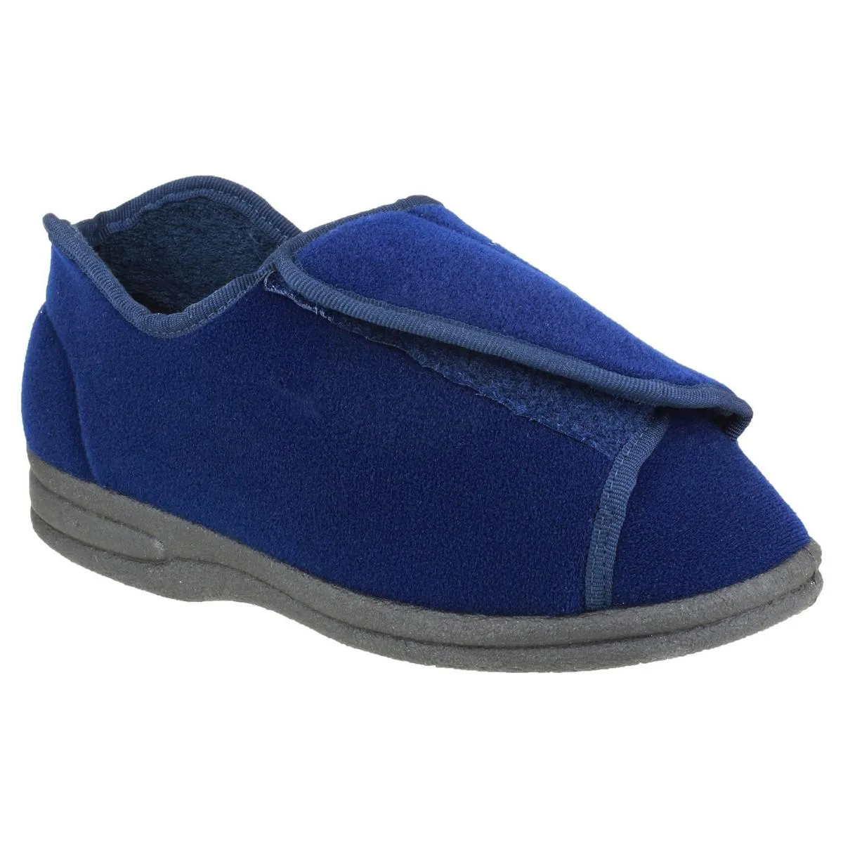 Mirak Fife Touch Fastening Slipper Blue