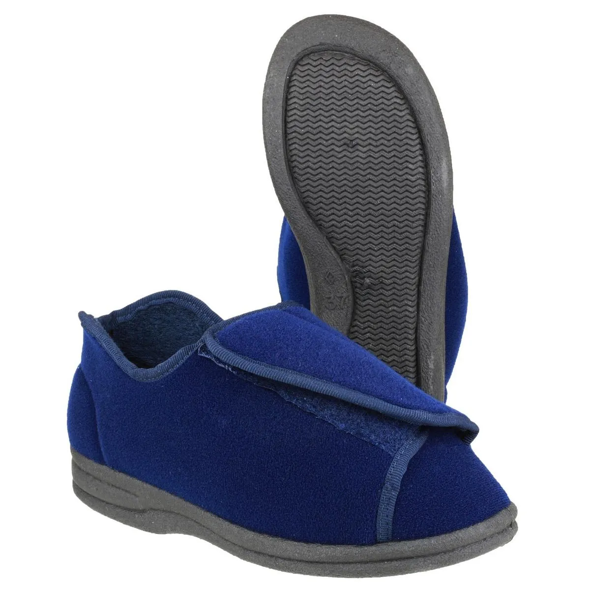 Mirak Fife Touch Fastening Slipper Blue