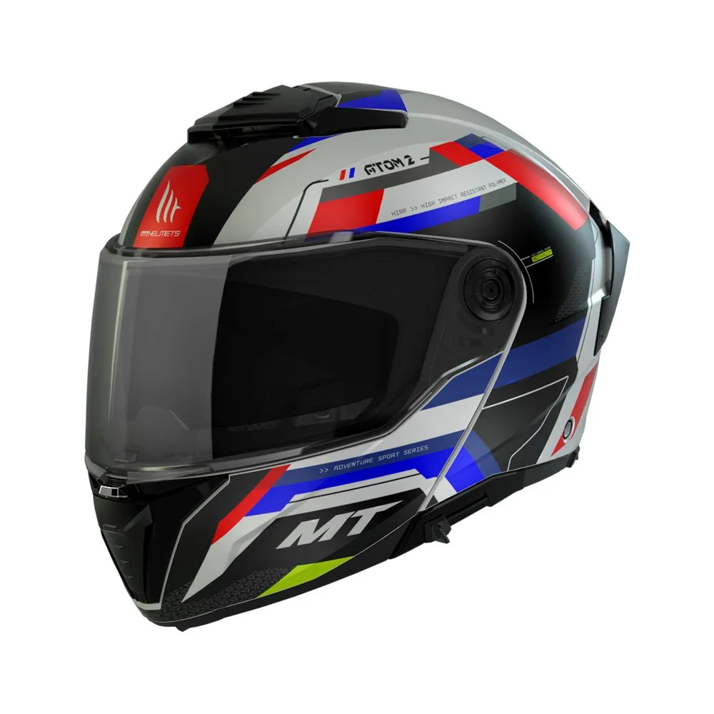 MT Atom 2 Bast Helmet - Red/White/Blue