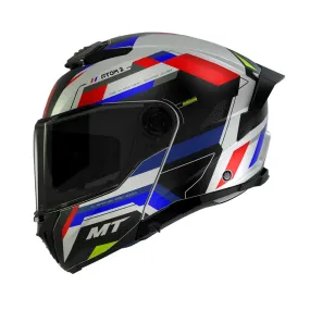 MT Atom 2 Bast Helmet - Red/White/Blue