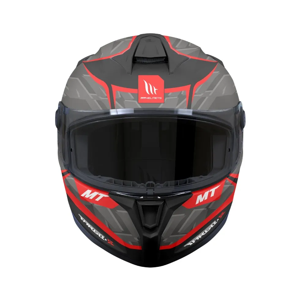 MT Targo S Surt Helmet - Black/Grey/Red