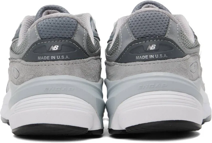 New Balance Gray 'Made In USA' 990v6 Sneakers