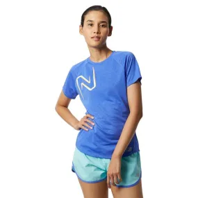 New Balance Impact Run Graphic SS - T-shirt - Women's