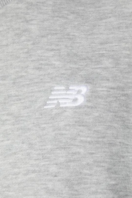 New Balance sweatshirt Sport Essentials men's gray color MT41507AG