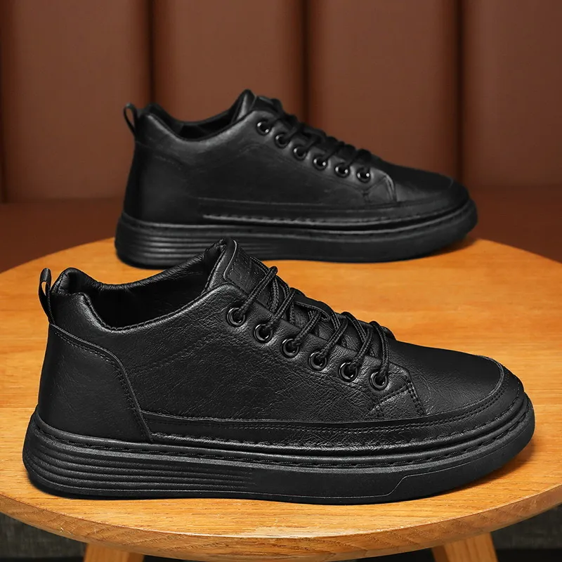 New Casual Trend Leather Outdoor Comfort Men's Sneakers