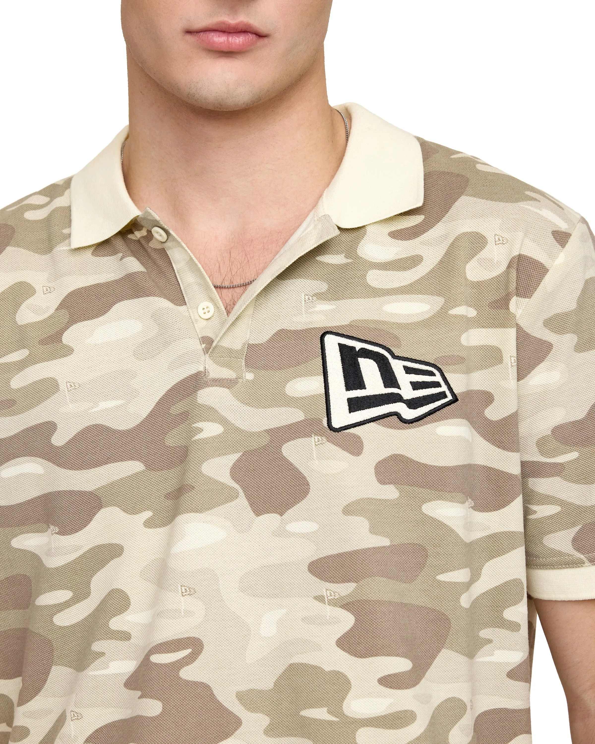 New Era Cap Fairway Camo Polo