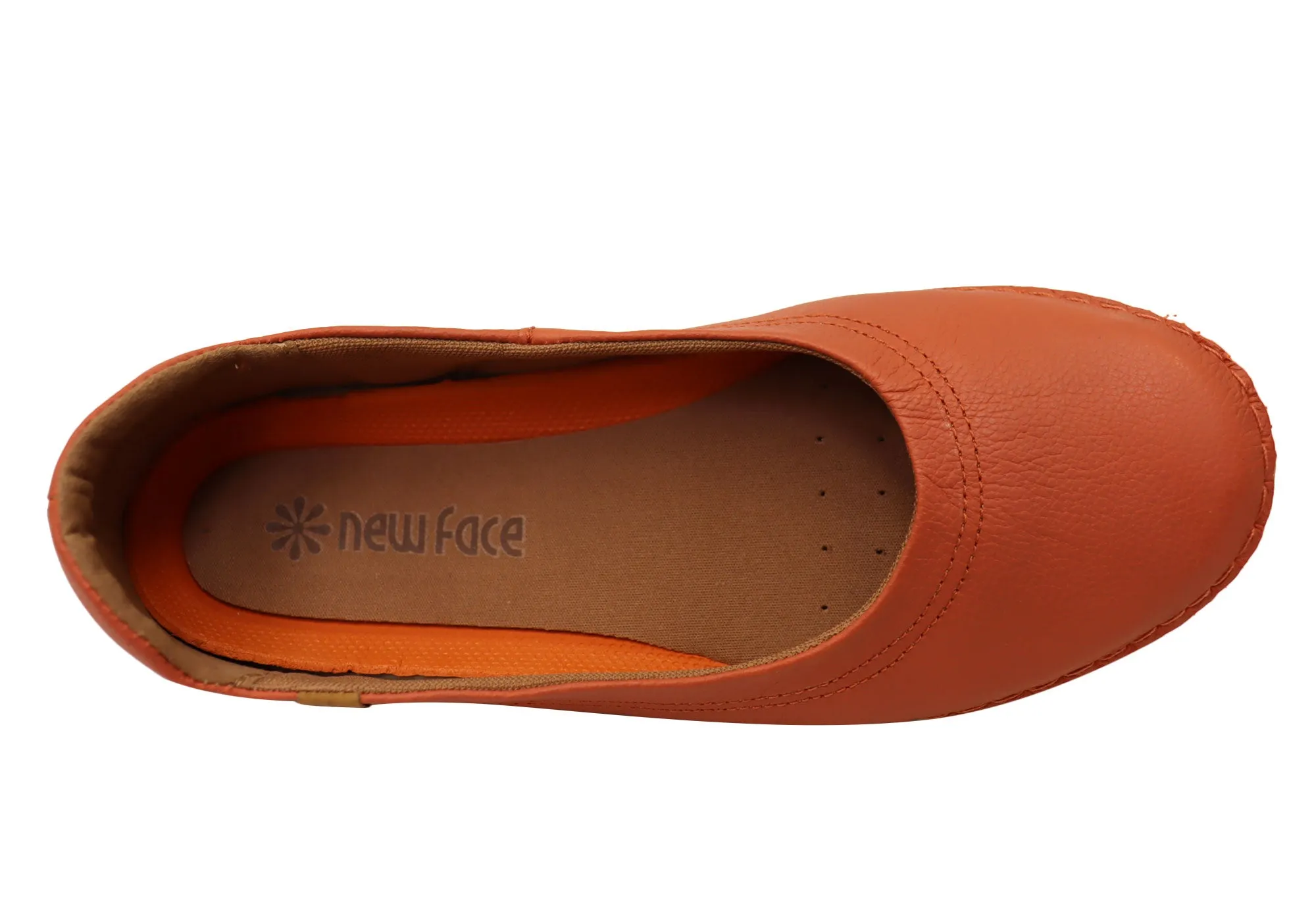 New Face Louise Womens Comfortable Leather Shoes Made In Brazil