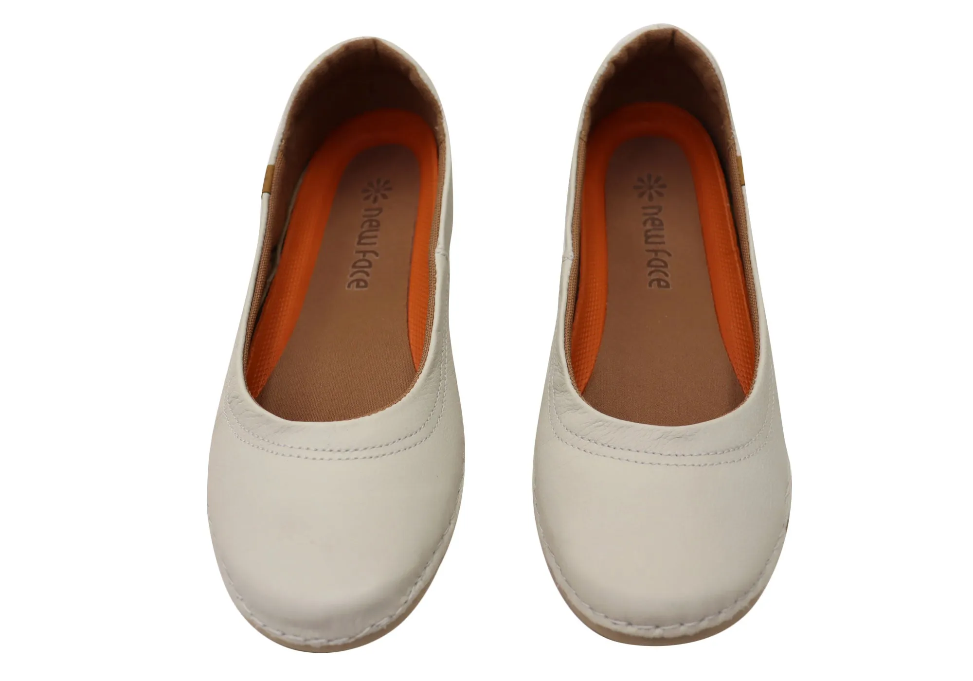 New Face Louise Womens Comfortable Leather Shoes Made In Brazil