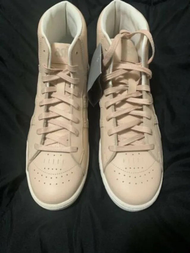 New men's asics tiger gel-ptg mt high top leather sneakers tan [h810l] size 10