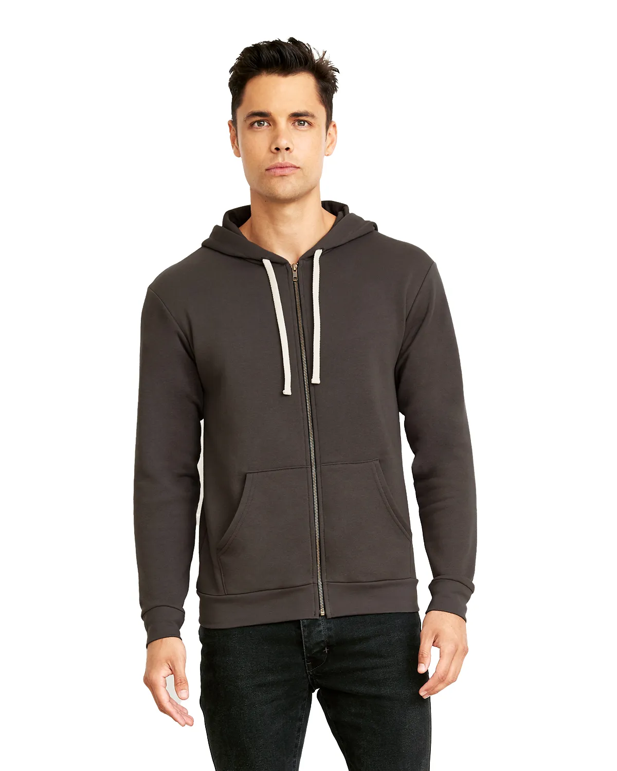 Next Level 9602 Unisex Beach Fleece Full-Zip Hoodie