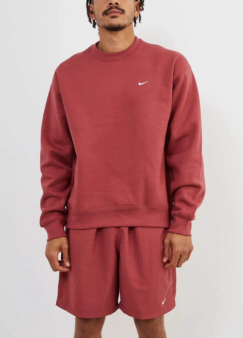 Nike -  Solo Swoosh Crewneck Sweatshirt - Jumper