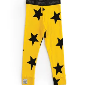 Nununu Star Logo Waistband Leggings | Yellow