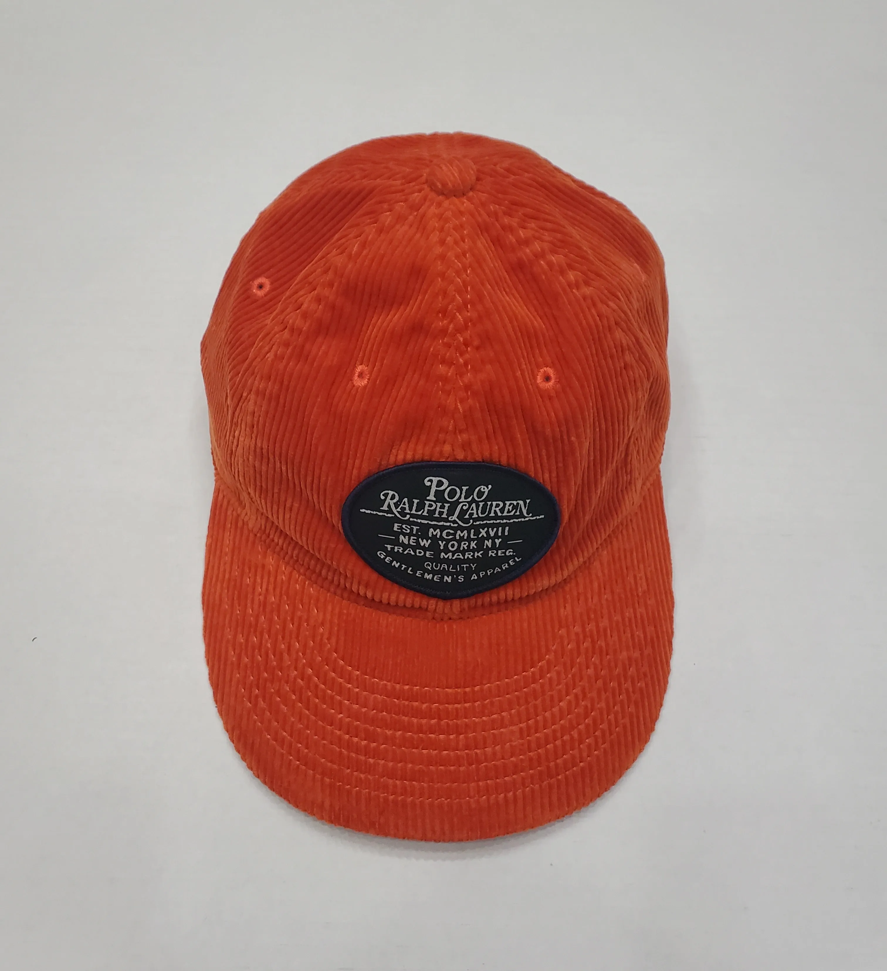 Nwt Polo Ralph Lauren Orange Corduroy Hat