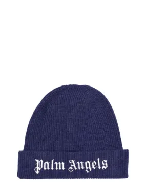 Palm Angels   Wool blend knit beanie hat 