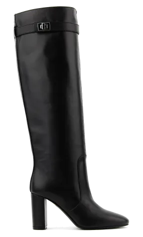 PAULWARMER/VR  PAUL WARMER LOCK LONG BOOT BLACK 80