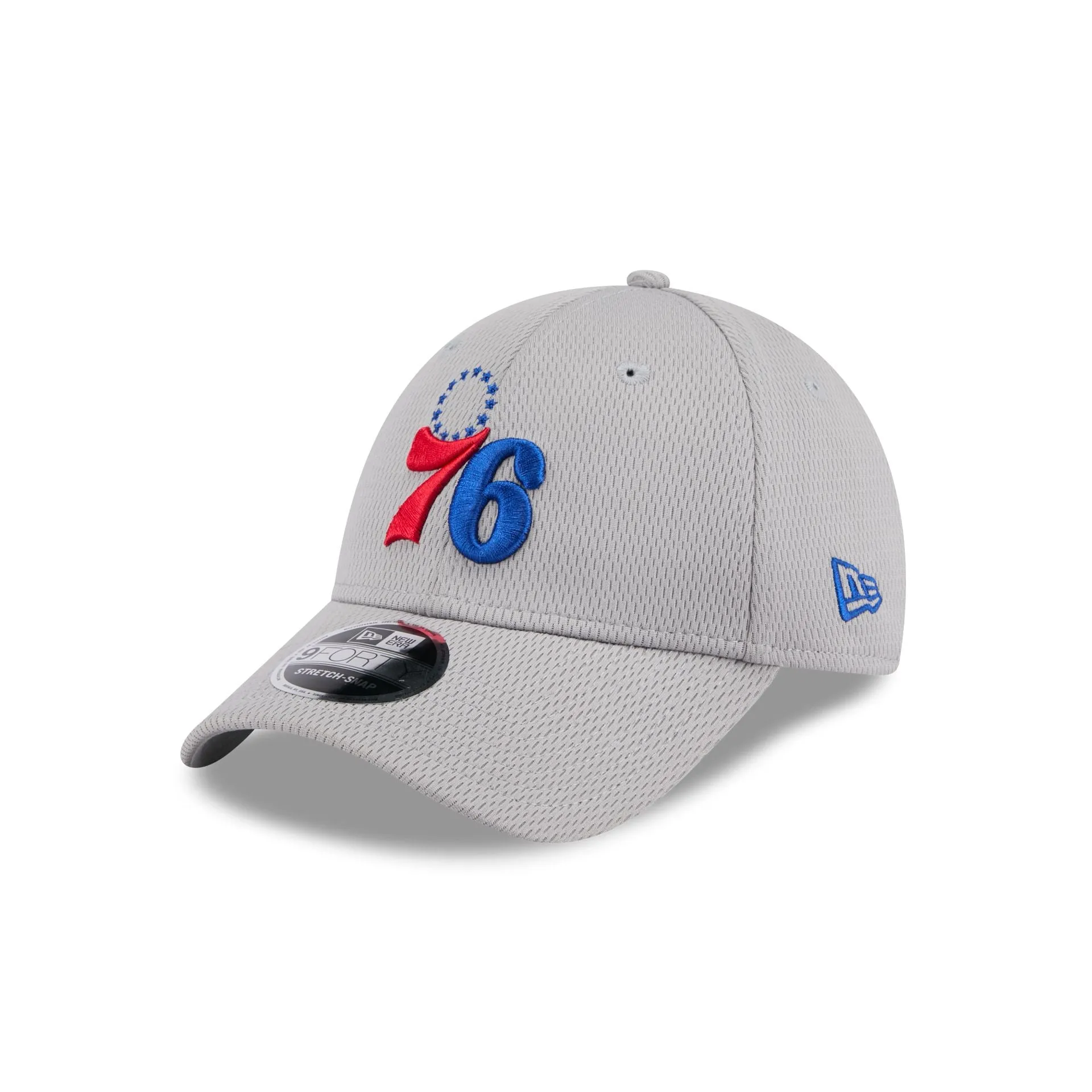 Philadelphia 76ers Gray 9FORTY Stretch-Snap Hat