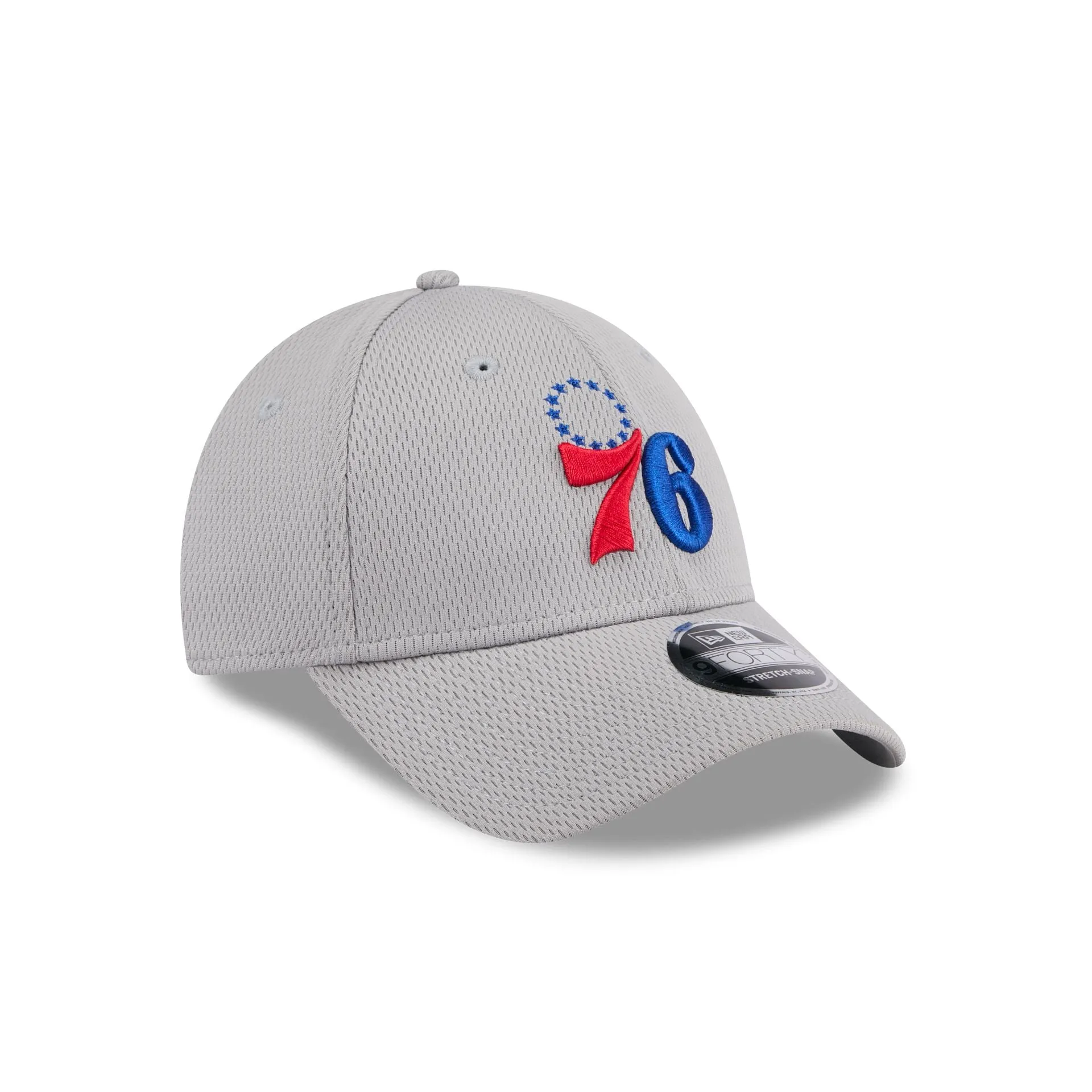 Philadelphia 76ers Gray 9FORTY Stretch-Snap Hat