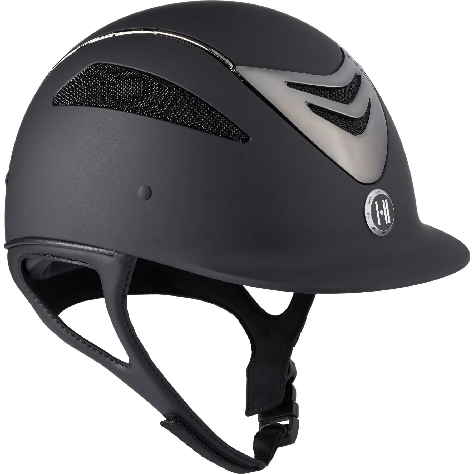 Professional matte chrome riding helmet OneK