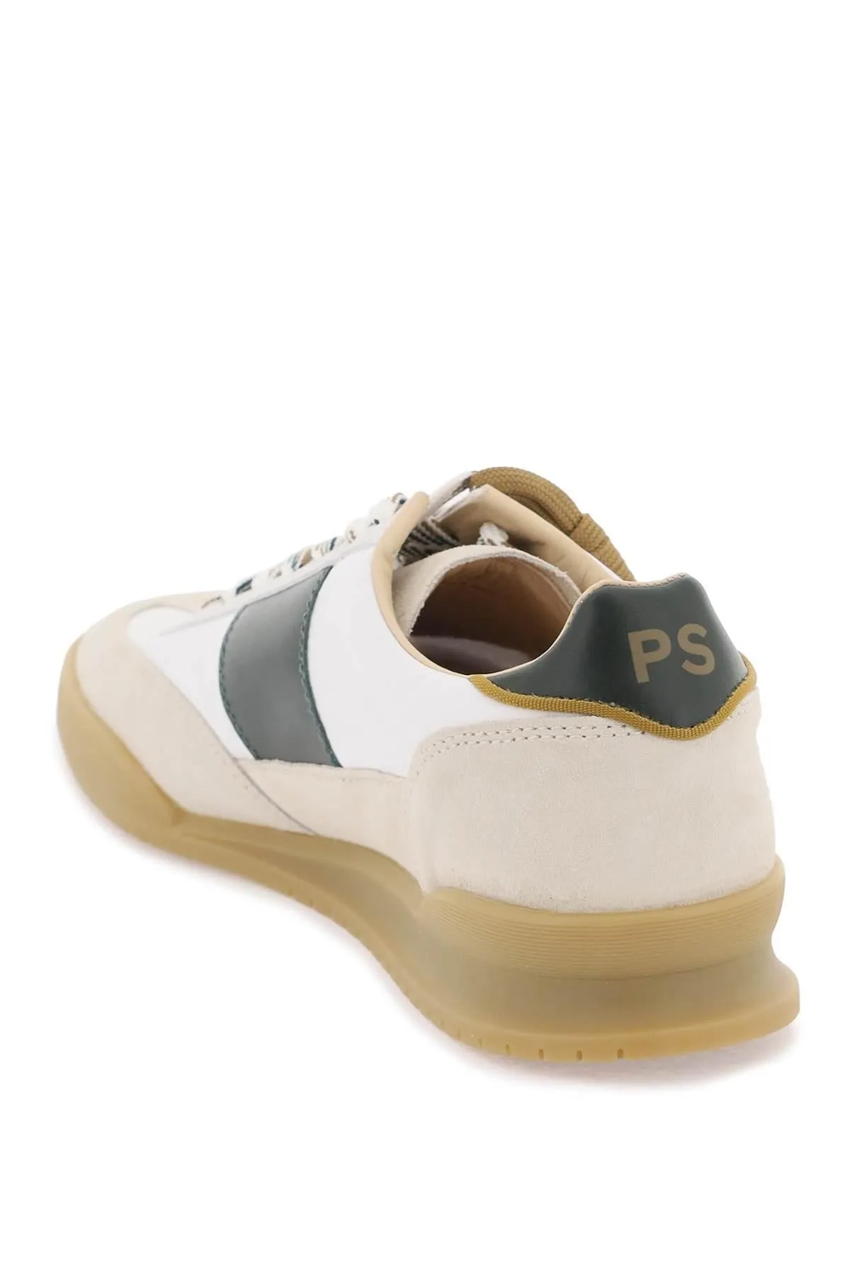 Ps Paul Smith    Ps Paul Smith Leather And Nylon Dover Sneakers In