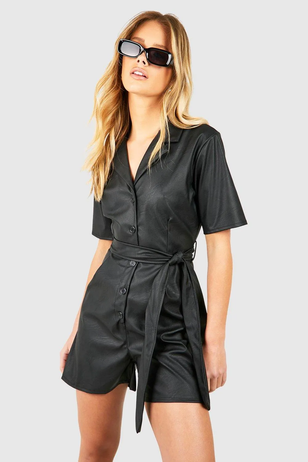 Pu Utility Romper