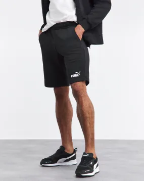 PUMA Black Essential Sweat Shorts