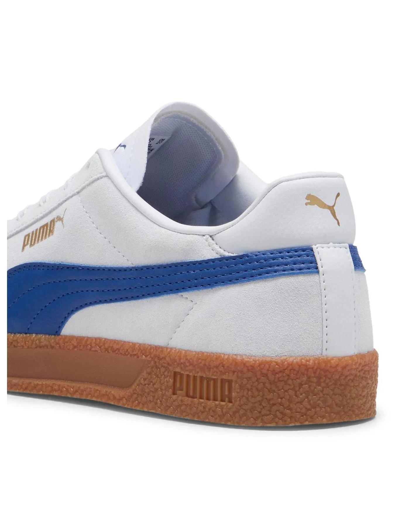 Puma Mens Club Trainers - White/blue