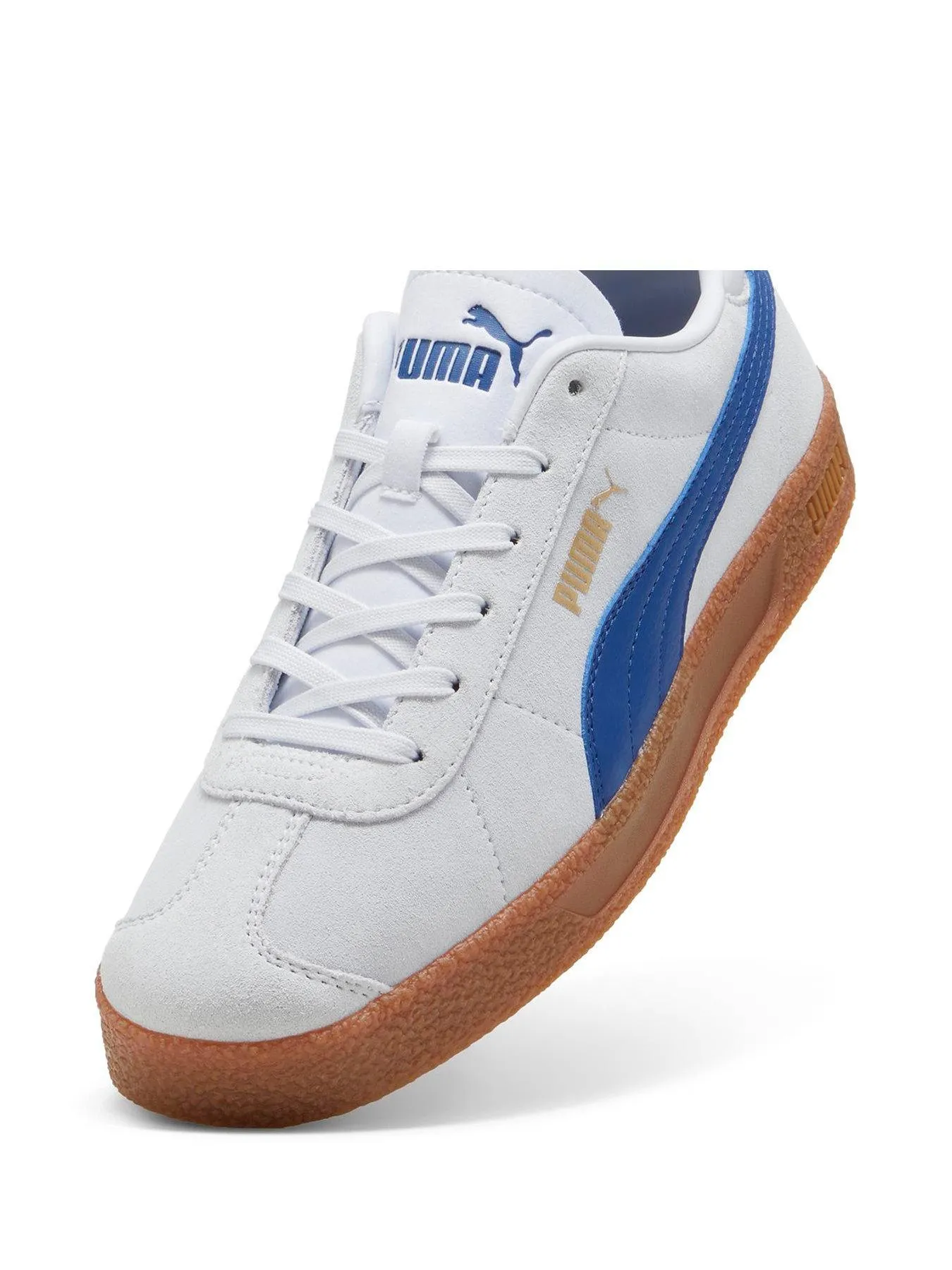 Puma Mens Club Trainers - White/blue