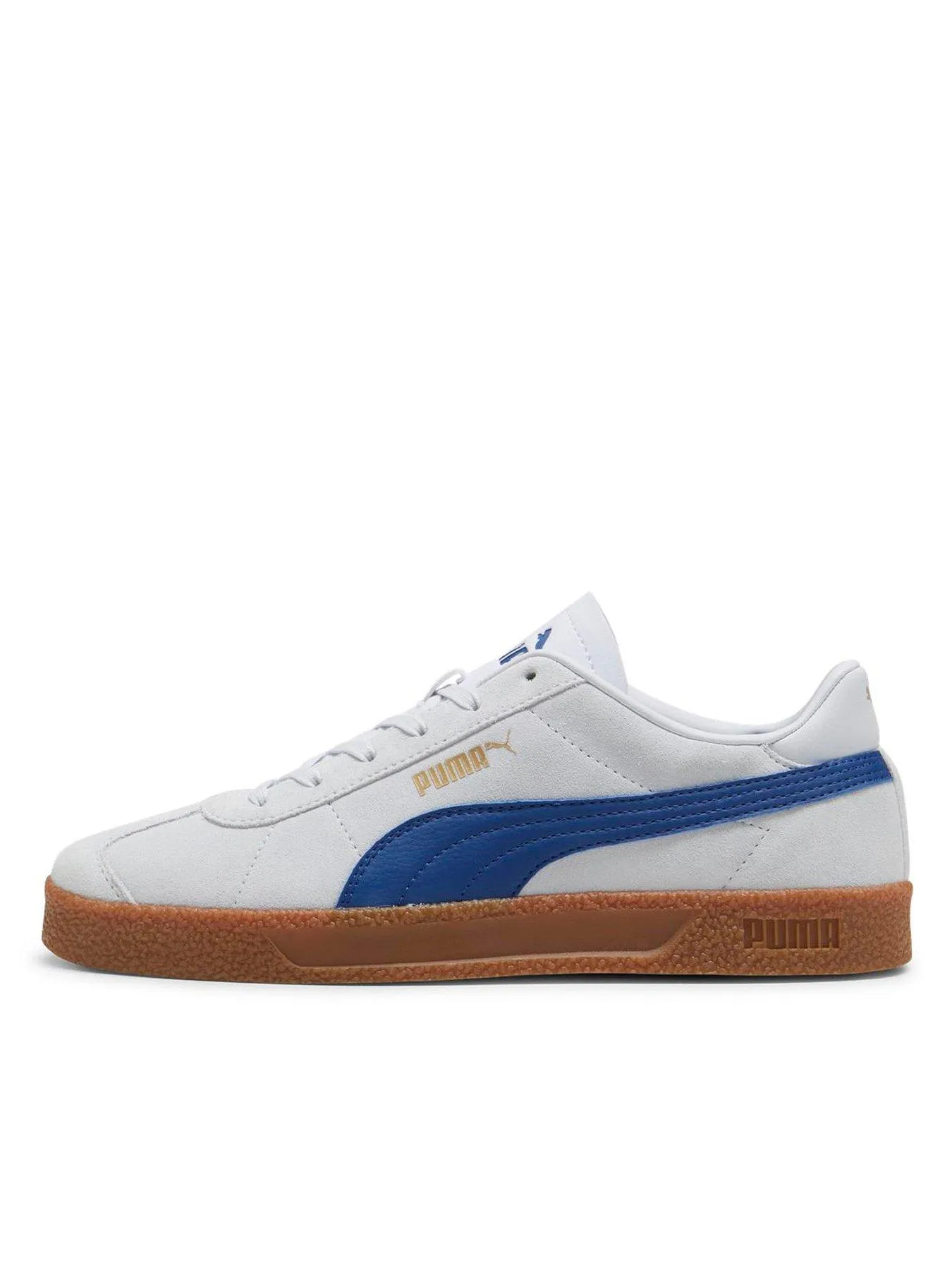 Puma Mens Club Trainers - White/blue