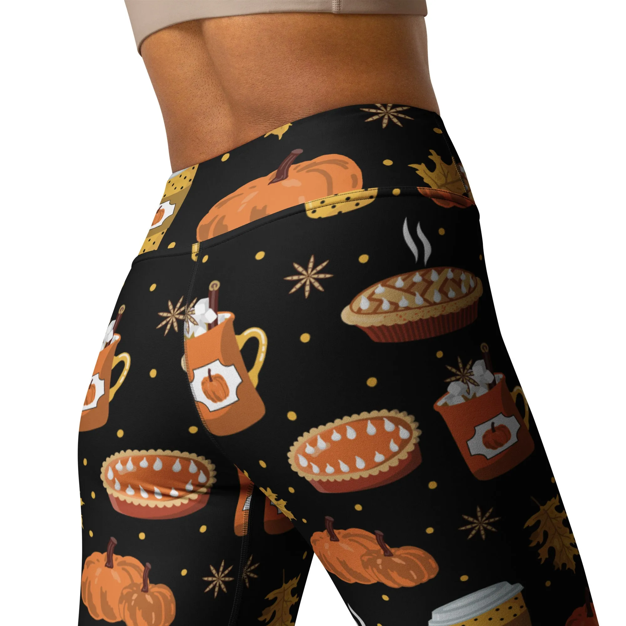 Pumpkin Season Yoga Leggings