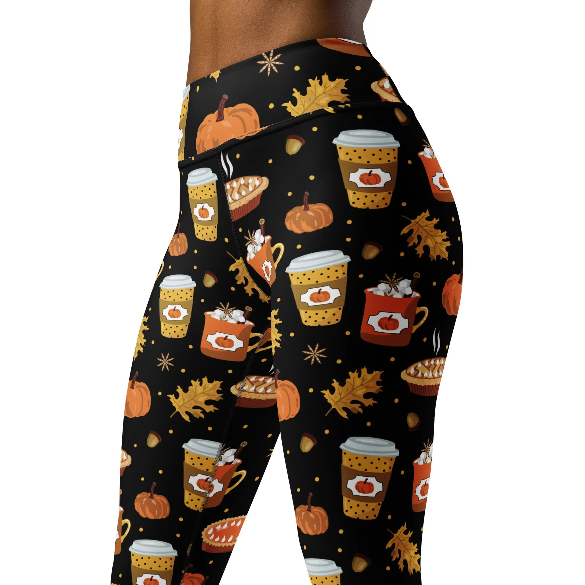 Pumpkin Season Yoga Leggings