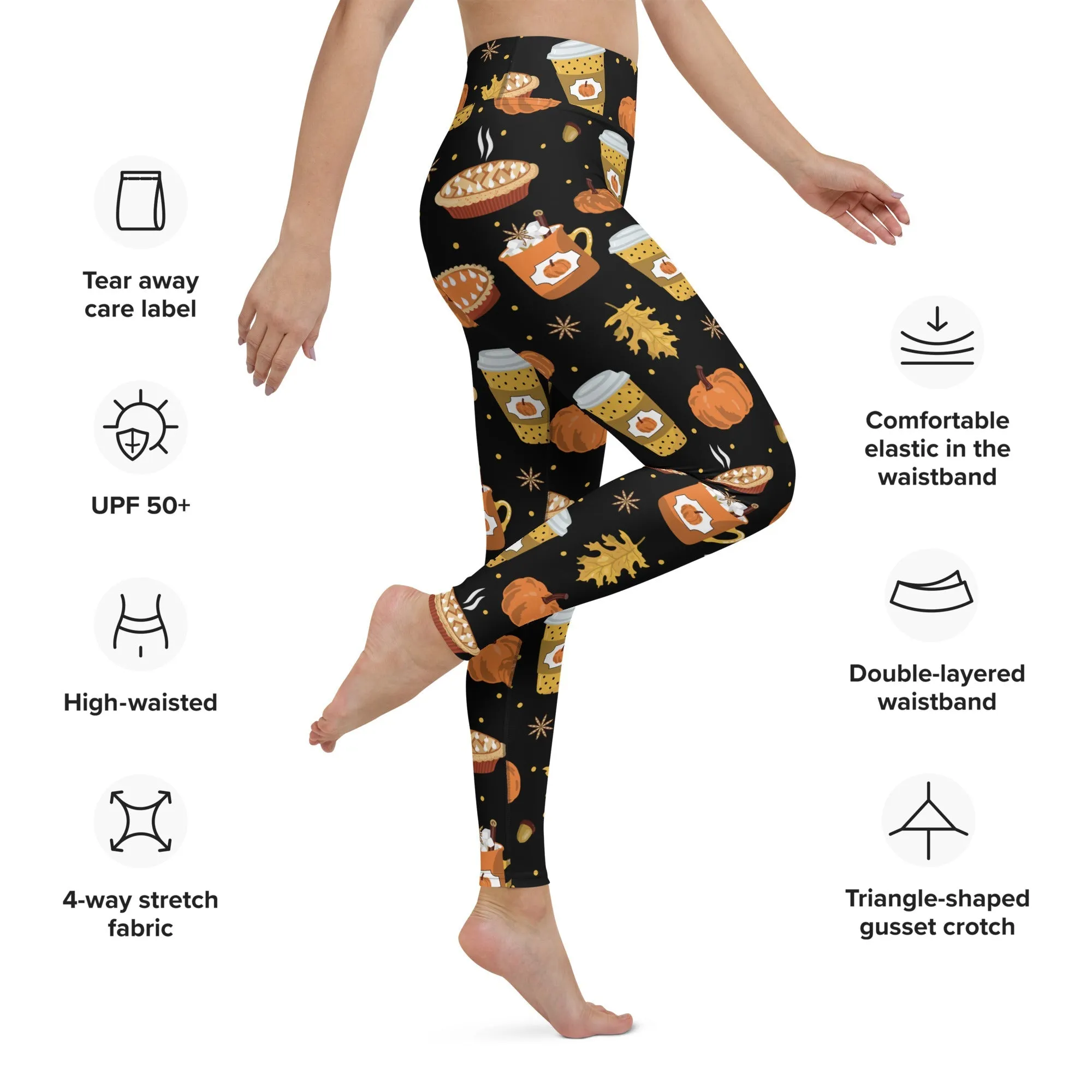 Pumpkin Season Yoga Leggings