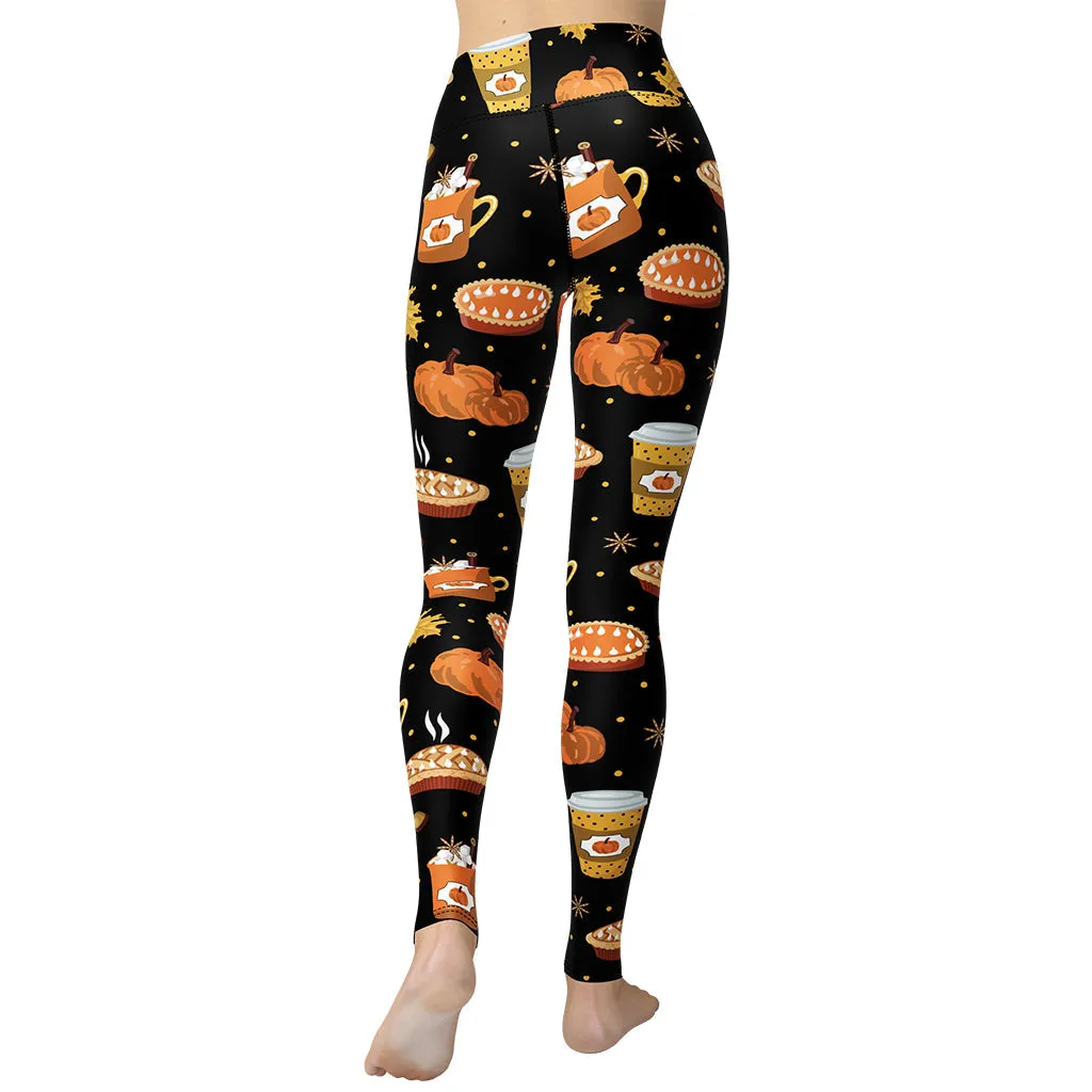 Pumpkin Season Yoga Leggings