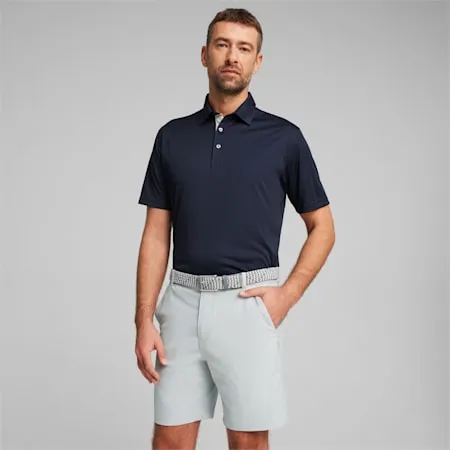 Pure Solid Men's Golf Polo | Deep Navy | PUMA Summer Neutrals | PUMA 