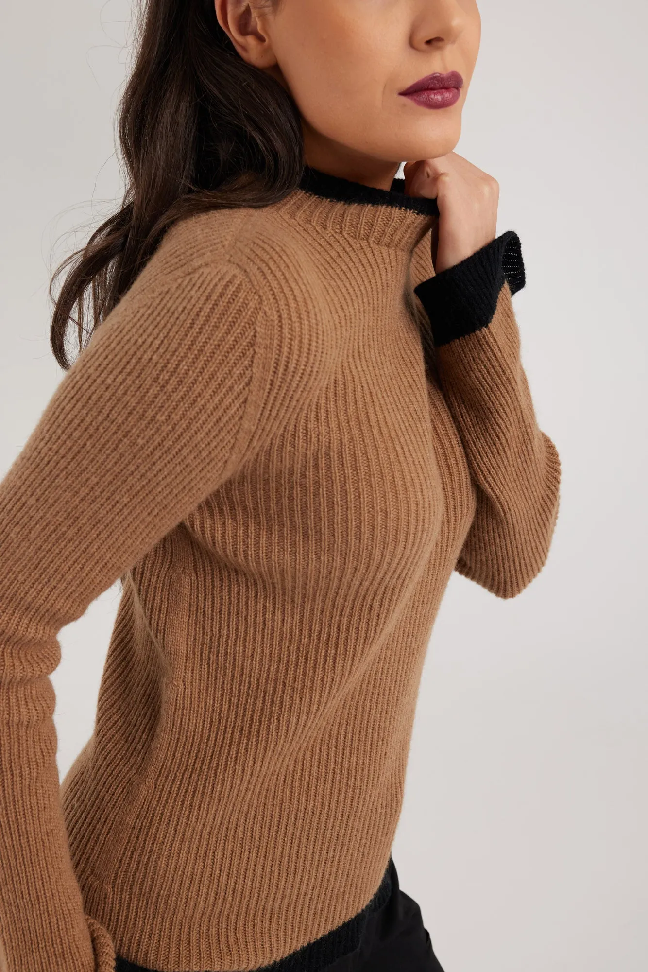 QUINN JUMPER | CAMEL