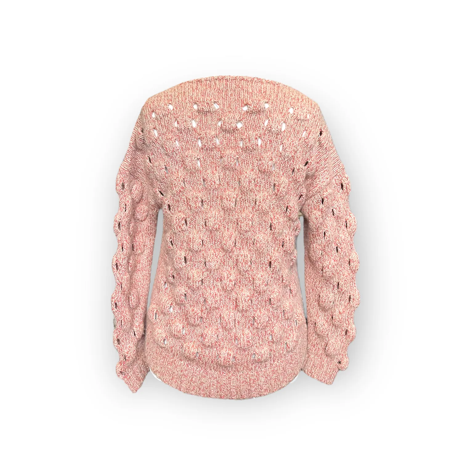 Rabens Pink Sparkly Textured Jumper