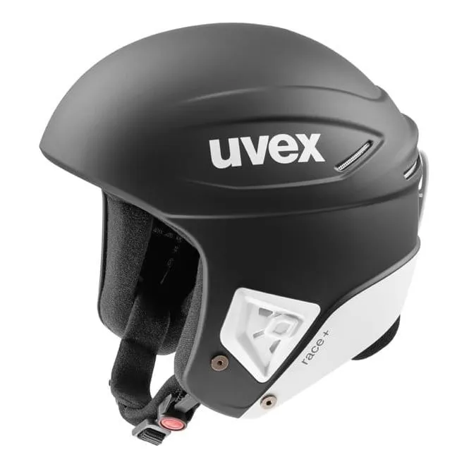 Race+ FIS Helmet - Black/White Matt