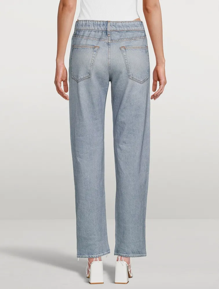 RAG BONE Miramar Trompe L'oeil Straight-Leg Joggers