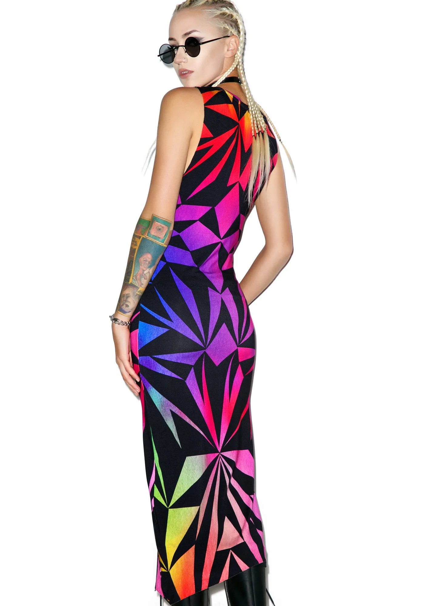 Rainbow Fractal Dress-