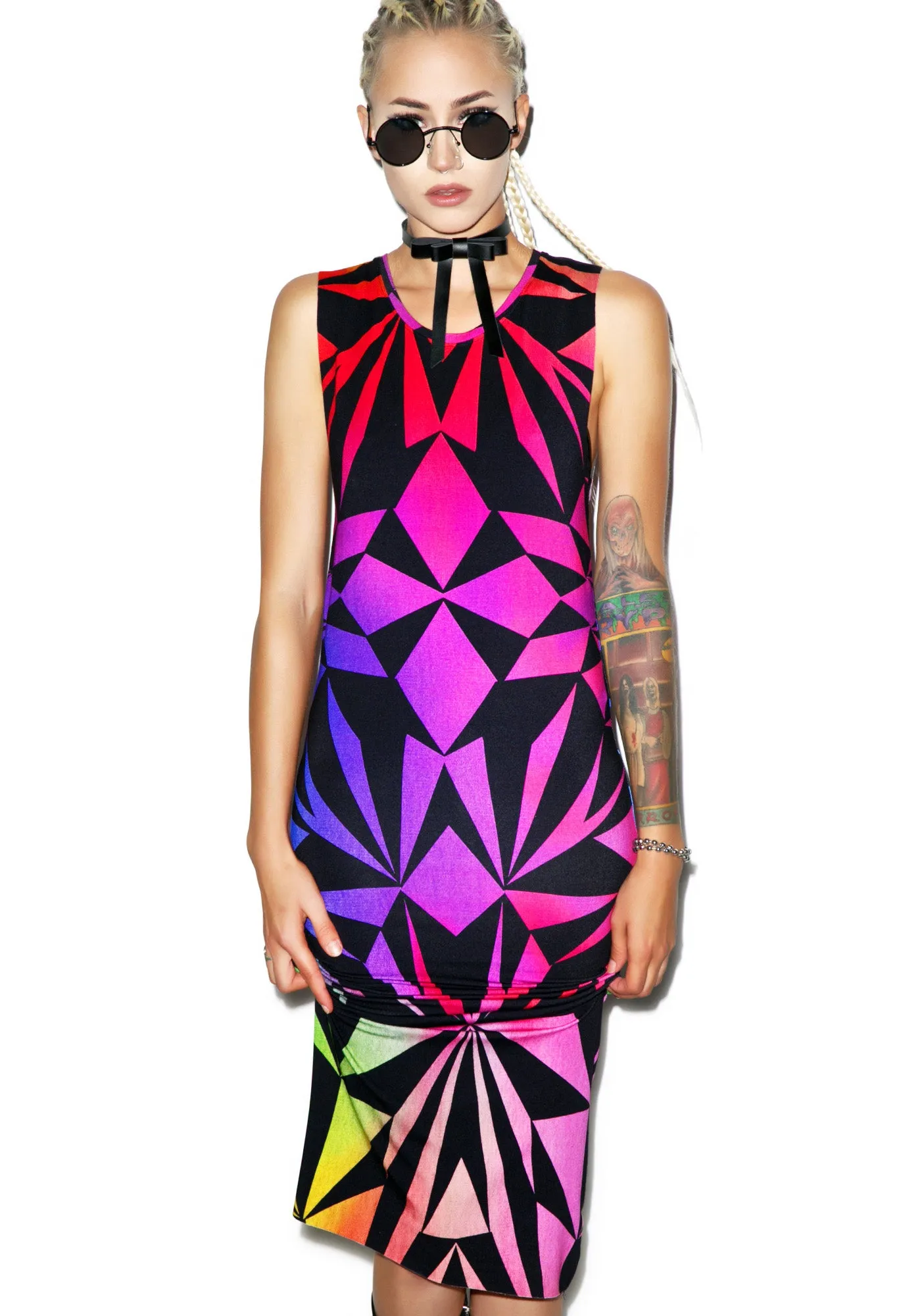 Rainbow Fractal Dress-