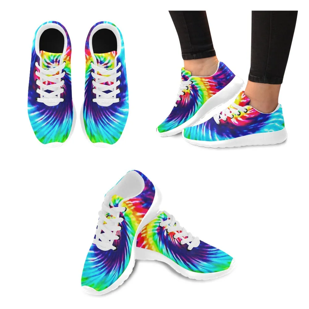 Rainbow Tie Dye Women's Sneakers