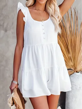 *Reagan Ruffled Romper