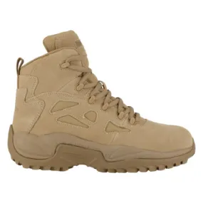 Reebok Men's 6" Stealth Rapid Response RB Boot with Side Zipper Desert Tan 