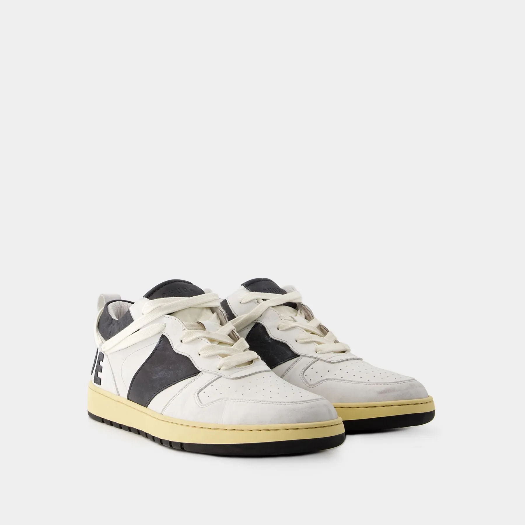 Rhude  Rhecess Low Sneakers - Rhude - Leather - White/Black