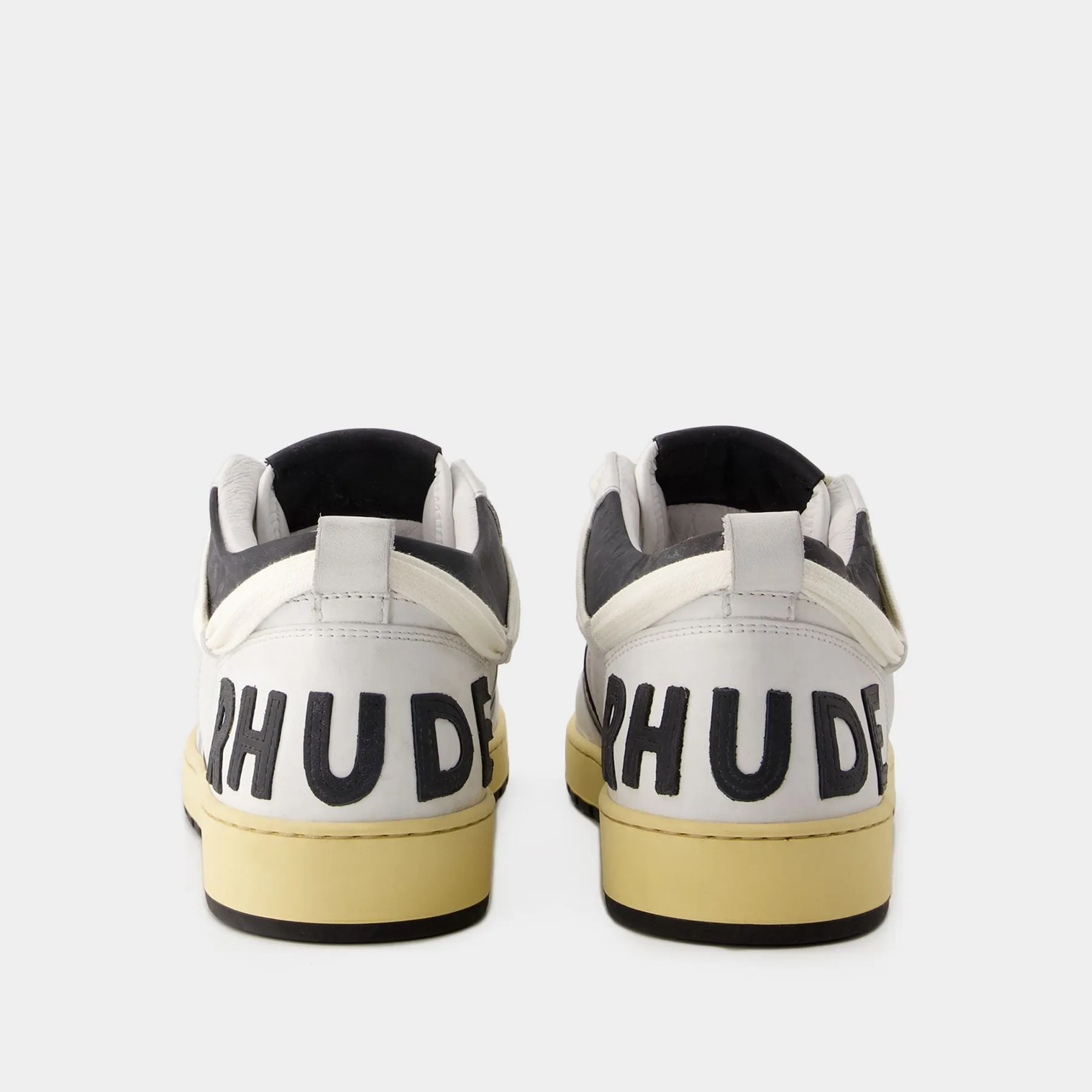 Rhude  Rhecess Low Sneakers - Rhude - Leather - White/Black